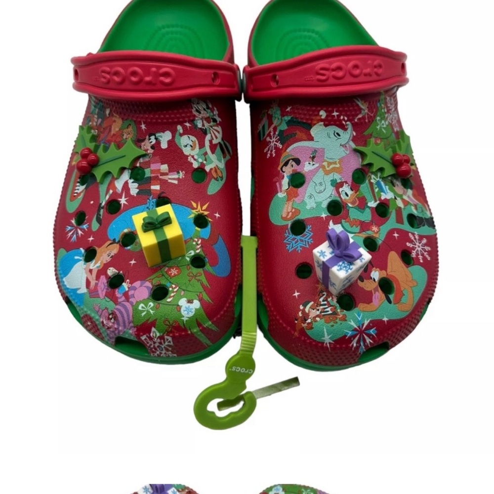 Disney Parks Holiday Christmas
New 
Crocs Mickey & Friends Clogs
W7 M5 UNISEX - Picture 4 of 7